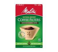 MELITTA INC Melitta 624412#4 Natural Brown Cone Coffee Filters 40 Count, CT