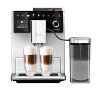 Melitta Latte Select F630-211, Bean to Coffee Machine for Office or Home, Stainless Steel, 1400 W, 1.8 Litres, Silver