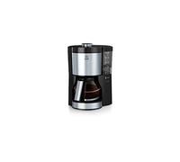 Melitta Filter Coffee Machine, Look V Perfection Model, Art. No. 6766589, 1080 W, 1.25 liters, Stainless Steel/Black