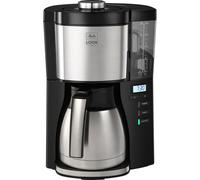 Melitta Filter Coffee Machine, Look V Therm Timer Model, Stainless Steel, Black, Art.No. 6769008