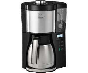 Melitta Look® V Therm Timer 6769008 Filter Coffee Machine with Timer - Black, Black