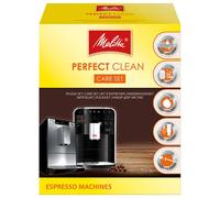 Melitta 6747190 Cleaning Kit, For Automatic Coffee Machines, 1 Descaler, 4 Cleaning Pads, 1 Filter Cartridge, 1 Microfiber Cloth, 1 Brush