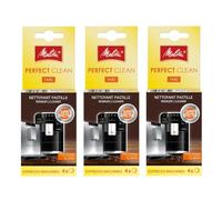 Melitta Perfect Clean Cleaning Tablets Pack of 3 (12 Tablets) - Cleaning Tabs for Fully Automatic Coffee Machines, Coffee Machines & Espresso Machines - Effective Removal of Coffee Grease & Residues