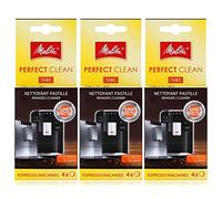 Melitta Perfect Clean Espresso Machines Cleaning Tablets 4 x 1.8 g (Pack of 3)