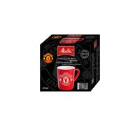 Melitta Porcelain Red Mug with Manchester United Crest Logo in a Gift Box