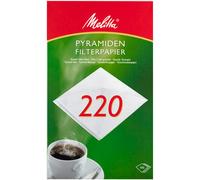 Melitta Pyramid Coffee Filter Paper Filters 220 White 100 Pieces