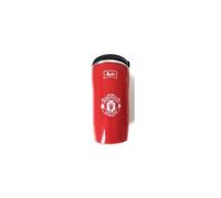 Melitta Red Thermal Travel Mug 250 ML with Manchester United Crest Logo in a Gift Box