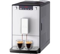 Melitta SOLO E950-103, Compact Bean to Cup Coffee Machine for Home or Office, Automatic Cappuccino Maker, Silver/Black