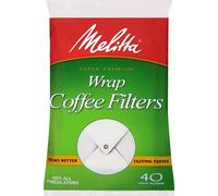 Melitta USA Inc 627402 White Wrap Coffee Filter 40 Filters