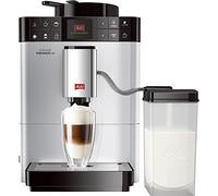 Melitta Varianza CSP F57/0-101, Bean to Cup Coffee Machine, Cappuccino Maker, One Touch Feature, My Bean Select, Milk Container Included, Silver