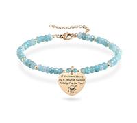 Melix Home Best Friends Gifts Bracelets for Friend Women Sister Friendship Natural Stone Jellyfish TV Show Bracelet
