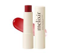 Melixir Vegan Lip Butter #03 Red Velvet (+11 more colors), Sheer Tinted Lip Balm for Dry, Cracked Lips, Moisturizing Chapstick, Agave & Shea Butter, Petrolatum Free, Plant-Based Korean Lip Care(3.9g)