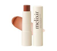 Melixir Vegan Lip Butter #12 Caramel (+11 more colors), Sheer Tinted Lip Balm for Dry, Cracked Lips, Moisturizing Chapstick with Agave & Shea Butter, Petrolatum Free, Plant-Based Korean Lip Care(3.9g)