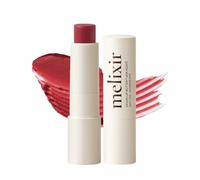 Melixir Vegan Lip Butter (12 Colors), Hydrating Tinted Lip Balm Stick, Petrolatum-Free, Plant-Based Korean Lip Care, Moisturizes Dry Lips With Shea Butter, Sheer & Natural Finish - #10 Flutter