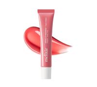 Melixir Vegan Lip Treatment, Sheer Tinted Lip Balm for Instant Hydration & Shine, Moisturizing Lip Gloss, Infused with Vegan Collagen & Jojoba Oil, Cruelty-Free, Korean Skincare - 3 Pomelo (15g)