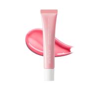 Melixir Vegan Lip Treatment, Sheer Tinted Lip Balm for Instant Hydration & Shine, Moisturizing Lip Gloss, Infused with Vegan Collagen & Jojoba Oil, Cruelty-Free, Korean Skincare - 2 Rose (15g)