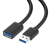 Meliya 1M USB 3.0 A Power Extension Cable for Printer, USB Type A Male to Female 5Gbps Data Transfer Extender Cord Compatible with Television, Computer, Mouse, Camera, Lamp,USB Docking Station