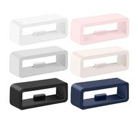 Meliya 6-Pack Band keepers Compatible with Disney Magic Band/2.0/+, Silicone Replacement Watch Strap Loop/Holder/Clips (6 Colors)