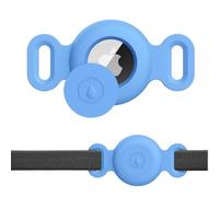 Meliya air Case for Dog Cat Collar, Waterproof Apple air Protective Holder GPS Tracking Finder for Pet, Silicone Case for Dog Collar Cat Loop Holder Pet Accessories