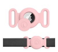 Meliya Airtag Case 1st/2nd for Dog Cat Collar, Waterproof Apple Airtag Protective Holder GPS Tracking Finder for Pet, Silicone Case for Dog Collar Cat Loop Holder Pet Accessories
