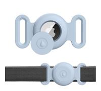 Meliya Airtag Case 1st/2nd for Dog Cat Collar, Waterproof Apple Airtag Protective Holder GPS Tracking Finder for Pet, Silicone Case for Dog Collar Cat Loop Holder Pet Accessories