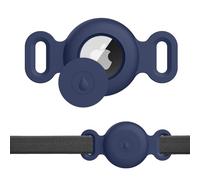 Meliya Airtag Case for Dog Cat Collar, Waterproof Apple Air Tag Protective Holder GPS Tracking Finder for Pet, Silicone Case for Dog Collar Cat Loop Holder Pet Accessories