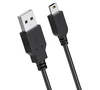 Meliya Camera Mini USB Cable for Canon EOS 4000D 2000D 200D /PowerShot/DSLR/ELPH Digital Cameras, Type A to Mini B Cable Data Charging Cable for Gopro Hero 3/4, Hero HD, USB A to USB B 1m Long