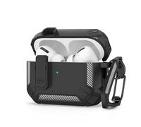 Meliya for AirPods Pro 2nd/1st Generation Case Cover with Secure Lock, Automatic Pop-up Full Protection Hard Protective Case for Apple AirPods Pro 2 (2023/2022/2019) (Black)