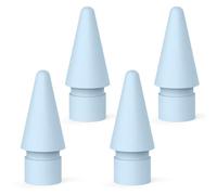 Meliya Replacement Tips for Apple Pencil 2nd & 1st Generation Tips, iPencil Nibs Accessories for iPad Pro Pencil 2/1 Gen (4Tips Blue)
