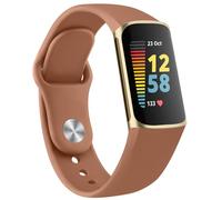 Meliya Strap for Fitbit Charge 6 for Women Men, Silicone Replacement Sport Replacement Wristband Compatible with Charge 5