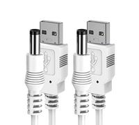 Mellbree DC Power Cable 2-Pack 1M USB Charger for Hive Hub & Thermostat