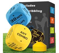 MELLBREE Football Training Equipment Large Dribbling Training Dice for Home/Field Practice Ideal Teenage Gifts for Kids 8 9 10 11 12