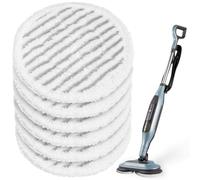 Mellbree Replacement Steam Mop Pads Compatible with Shark S6002UK 6Pcs, Reusable Steam Mop Compatible with Shark S6002UK S7201UK