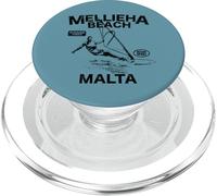 Mellieha Beach Malta PopSockets PopGrip for MagSafe