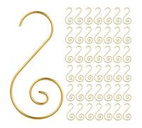MELLIEX 120pcs Christmas Bauble Ornament Hooks S-Shaped Metal Hanger Mini Stainless Steel Hooks for Christmas Xmas Tree Decoration