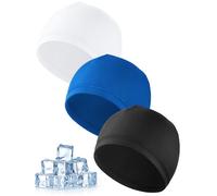 MELLIEX 3 Packs Skull Cap Beanie Hat, Moisture Wicking Running Hat Helmet Liner UV Protection Wave Sports Caps Summer