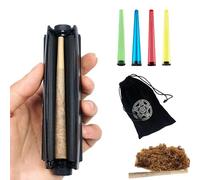 Mellifluous Air Tight Hard Plastic Tube Smoking Cigarette Case,Cone Holder Cigarette Case,Storage Tube Rolling Accessories,Portable Plastic Rolling Machine,with Black Bag
