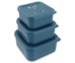 Mellis Trixie 3-Piece Lunch Boxes for Children (Mr. Triceratops)