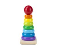 Mellisa n Doug 576 3.5" x 3.5" x 8.5" Rainbow Stacker