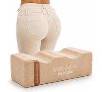 Mello Active BBL Pillow for Post-Surgery Recovery - Doctor-Recommended, Firm & Lightweight Cushion for Quick Healing - Portable Support for Car, Office & Home - Ultimate Comfort & Stability Khaki