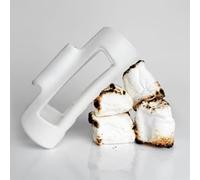 Mello Cloud Clip, Medium Soft Hair Claw Clips, Soft, comfortable, Flexible and Unsnappable Claw Clip, Large Non-Slip Matte Barrettes, Ponytail Hairpins, Soft Hair Clips for Women (WHITE)