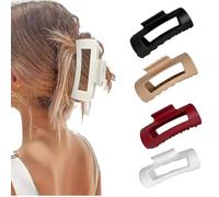 Mello Cloud Clip, Medium Soft Hair Claw Clips, Soft, comfortable, Flexible and Unsnappable Claw Clip, Large Non-Slip Matte Barrettes, Ponytail Hairpins, Soft Hair Clips for Women (ALL)