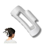 Mello cloud clip,Soft Hair Claw Clips for Thick Hair,Women’s Non-Slip Hair Grips,Cloud Hairpin,Soft & Durable Barrettes for Ponytails,Buns & Updos,Strong Hold for Daily Use & Special Occasions(White)