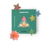 Mello - Origami Kit Paperwork | Paper Folding & Paper Flower Making Kit | Includes Origami Book | Relaxation Gifts for Women & Mindfulness Gifts for Women | Japanese