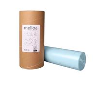 MELLOA Nappy bin refill liner compatible with: Tommee Tippee Sangenic Tec Twist and Click Spross Ubbi Magic and others models (Blue, 200m + Paper Tube)