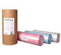 MELLOA Nappy bin refill liner compatible with: Tommee Tippee Sangenic Tec Twist and Click Spross Ubbi Magic and others models (Blue, 100m + Paper Tube)