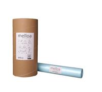 MELLOA Nappy bin refill liner compatible with: Tommee Tippee Sangenic Tec Twist and Click Spross Ubbi Magic and others models (Blue, 50m + Paper Tube)