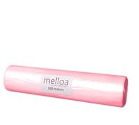 MELLOA refill KIT for 10 or more diaper pail cartridges compatible with Tommee Tippee Sangenic Tec Simplee Twist & Click Spross Ubbi Magic Littycat and many other kasettes (Pink, 100m)