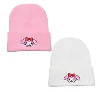 Mellody Beanie Cap, Anime Embroidered Knitted Hat Winter Knitted Beanie Hat Autumn Winter Embroidery Hat Outdoor Sports Warm Winter Hat Beanie Running Hat for Boys Girls Teenagers Hat Fan Gifts