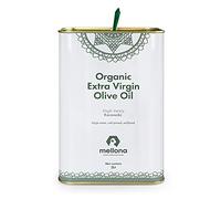 Mellona 100% Organic Extra Virgin Olive Oil, Low 0.6% Acidity, Hand Harvested & Cold Pressed, 3 Litre